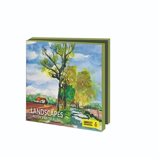 afbeelding set kaarten Landscapes van Peter van Tilburg