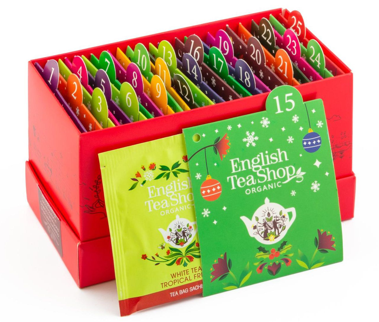 afbeelding English Tea Shop Adventskalender White Sachet Gift Box