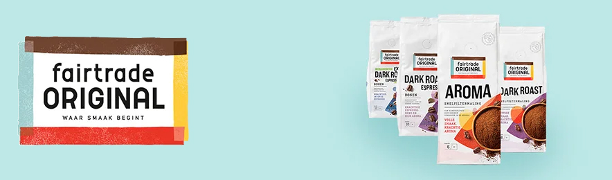 Diverse soorten koffie van Fairtrade Original
