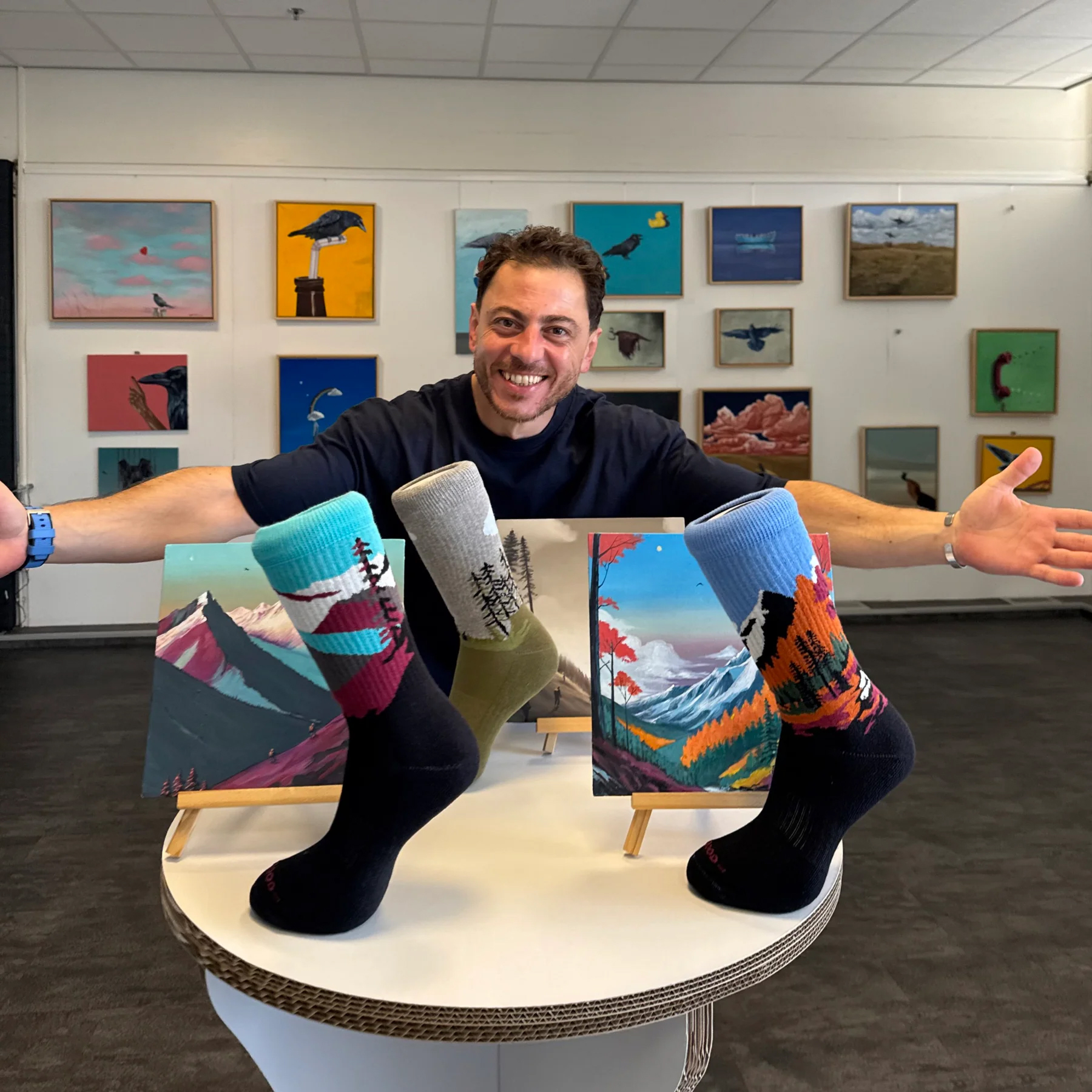 afbeelding Sokken van Let's do Goodsontworpen door de Syrier Abdul