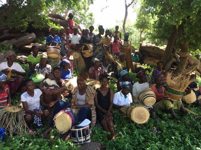 Afbeelding shopper van coöperatie ouagadougou uit BUrkina Faso